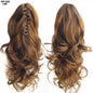Long Wave Ponytail Wrap Around Ponytail Clip In Hair Headwear Gray Hairpiece Natural Extensions